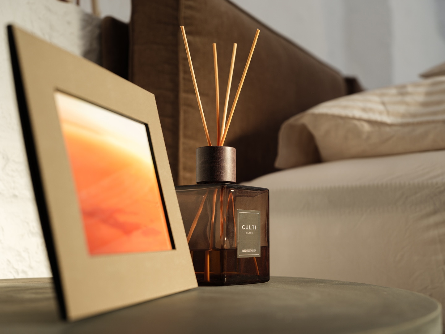 Home fragrance and design details at Patmos adults-only studio