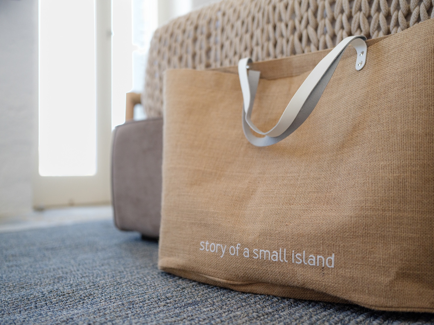 Patmosphere welcome bag at adults-only luxury retreat in Greece